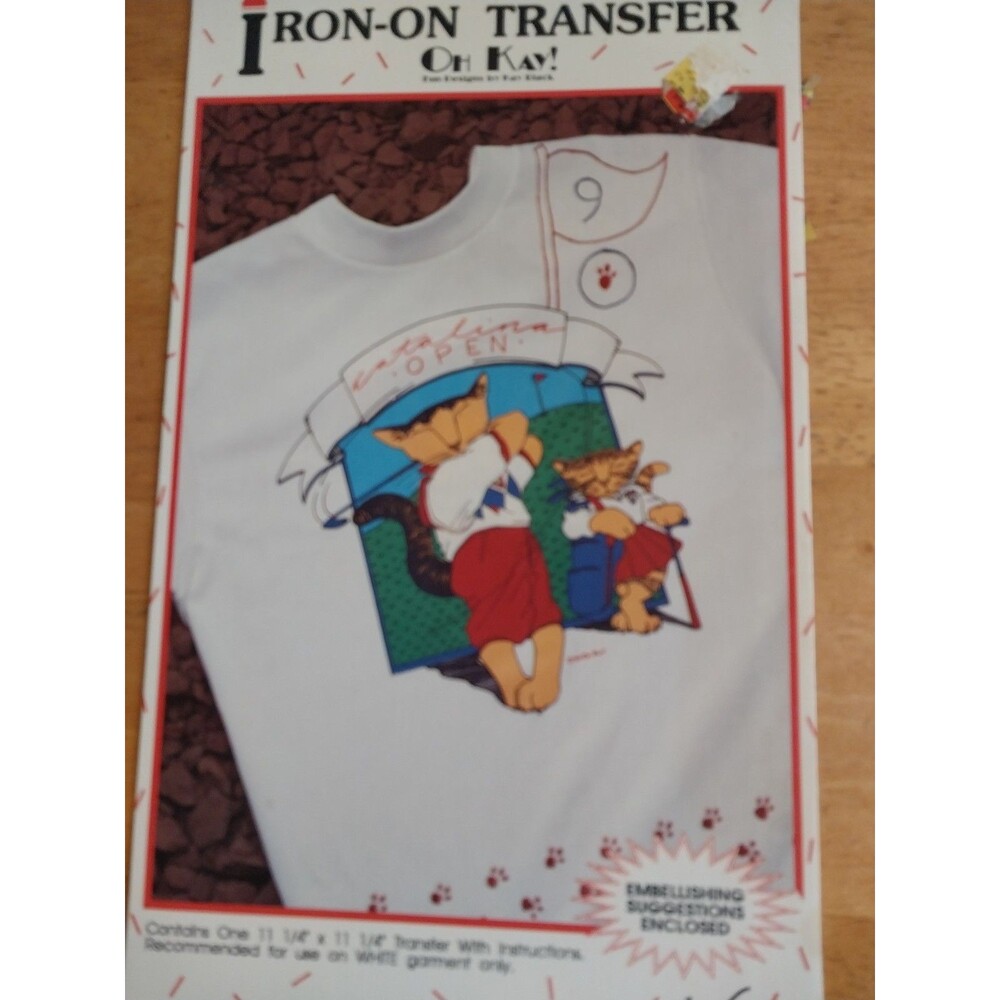 Iron On Transfer oh Kay Westwater Enterprises TCC8003 Catalina Open (Golf)